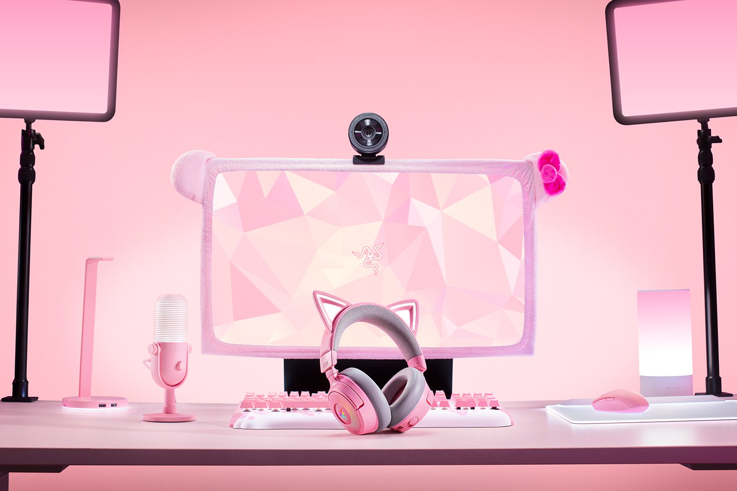 Razer Kraken Kitty V3 Pro - Quartz Headset