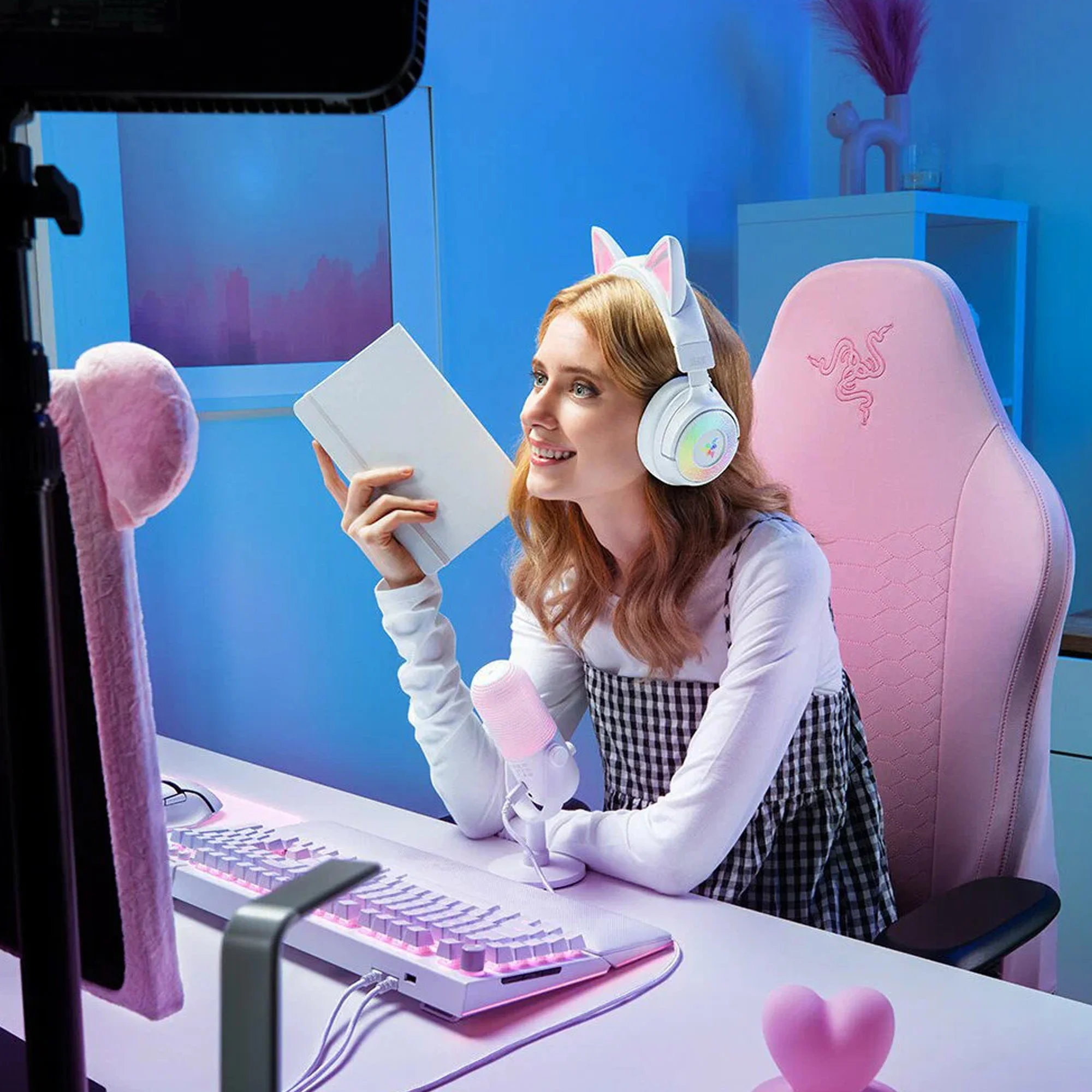 Razer Kraken Kitty V3 Pro - White Headset
