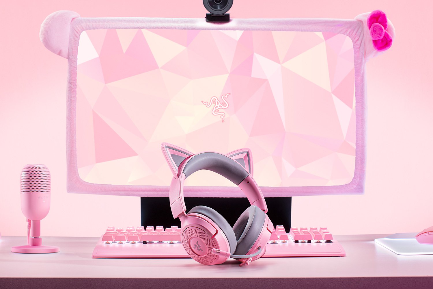 Razer Kraken Kitty V3 X - Quartz Headset