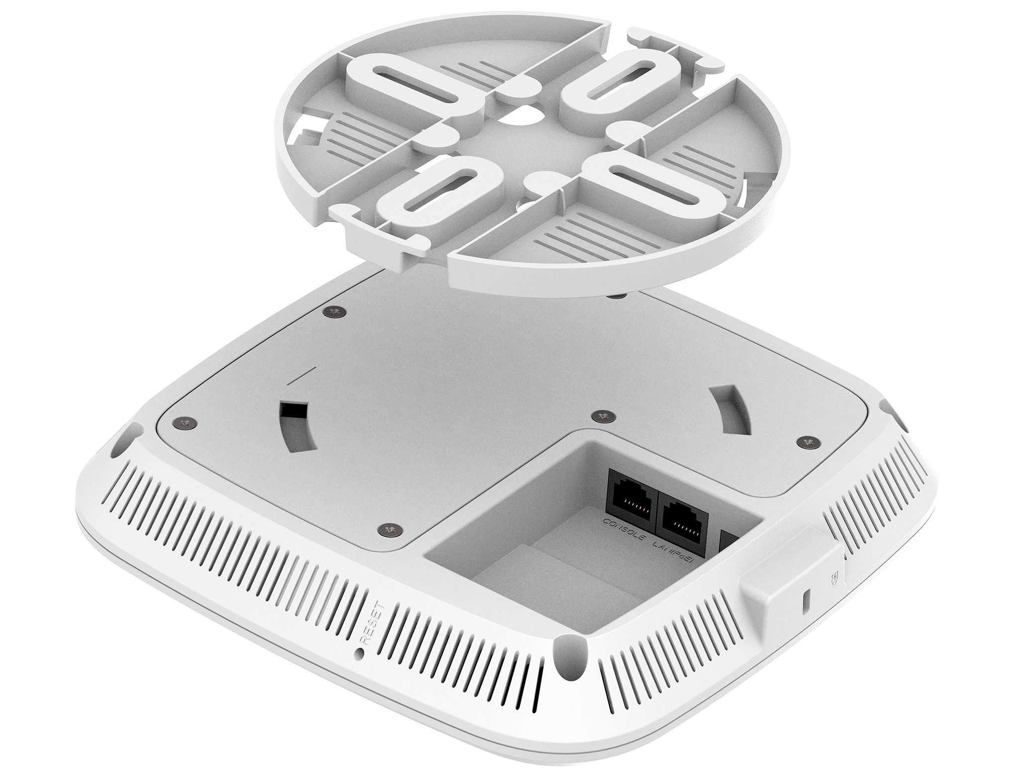 точка доступа D-Link Двухдиапазонная Wi-Fi 6 точка доступа AX3000 с поддержкой PoE, 1x2.5Base-T PoE, консольный порт RJ-45, 4 внутренние антенны 3 дБи, без адаптера питания в комплекте арт. DAP-X3060/DL/A1A