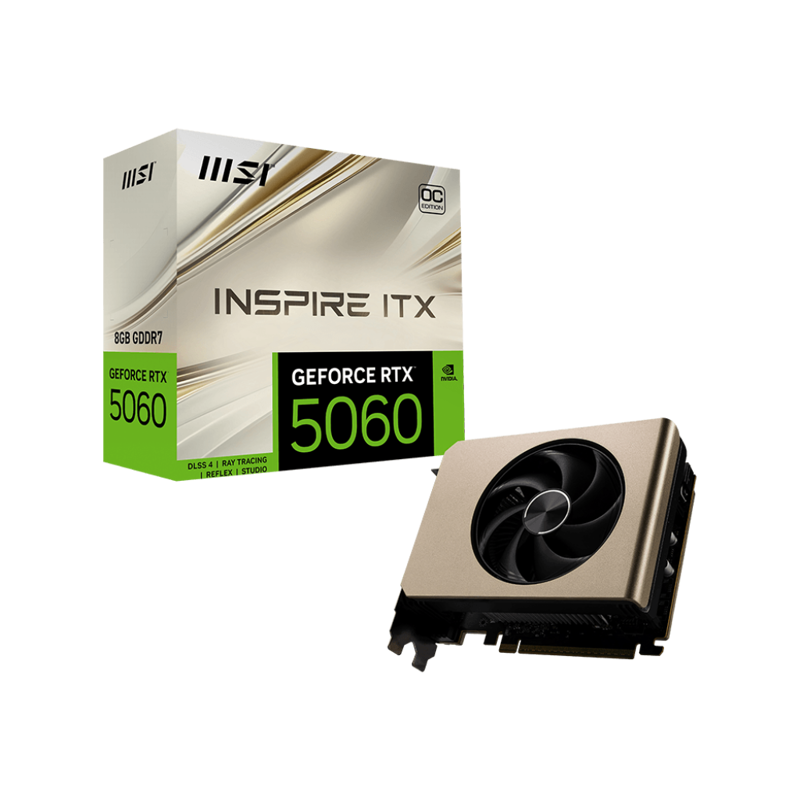 MSI GeForce RTX 5060 8G INSPIRE ITX OC