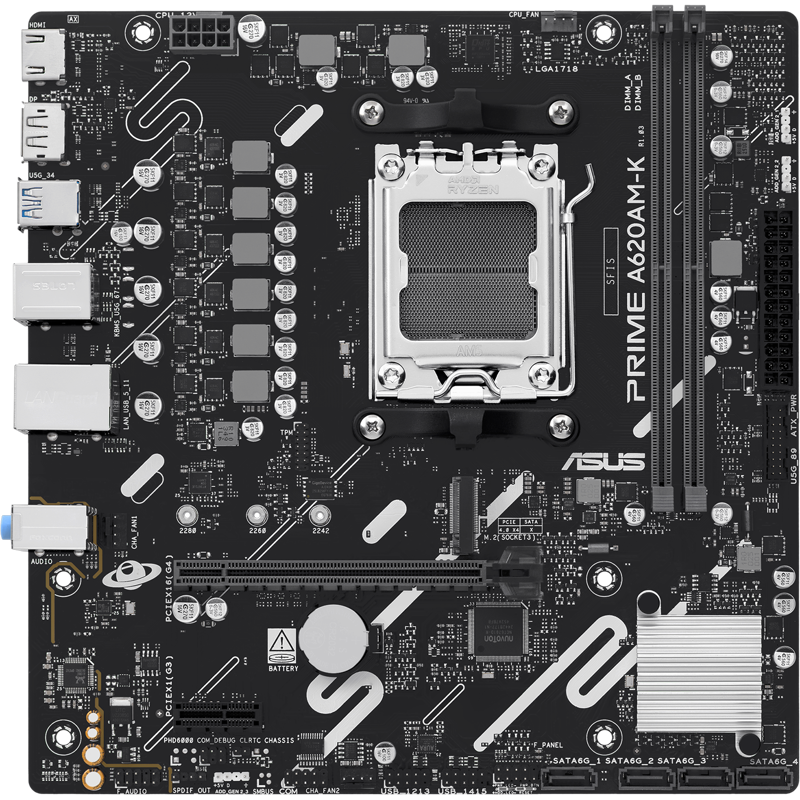ASUS PRIME A620AM-K (90MB1GX0-M0EAY0)