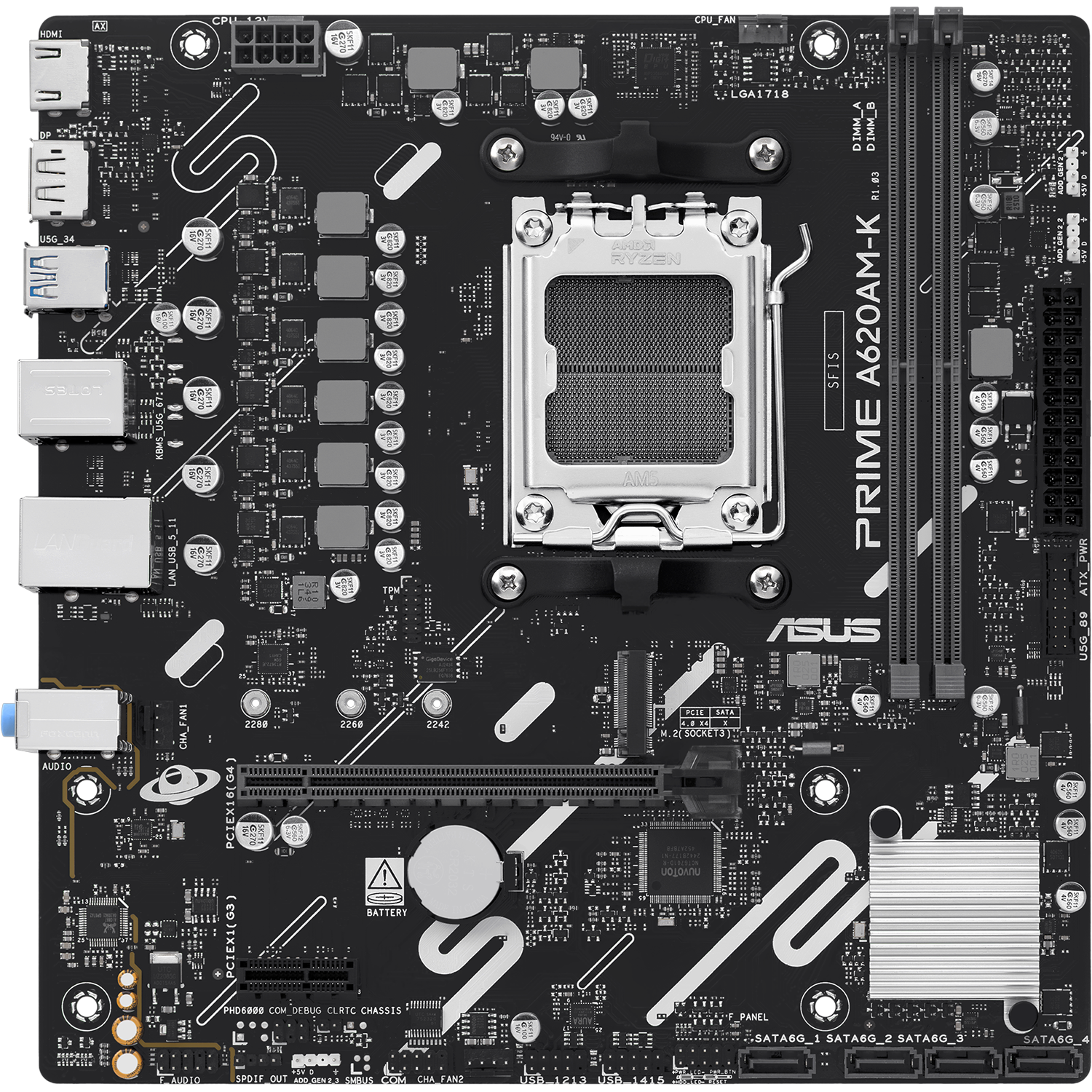 ASUS PRIME A620AM-K (90MB1GX0-M0EAY0)