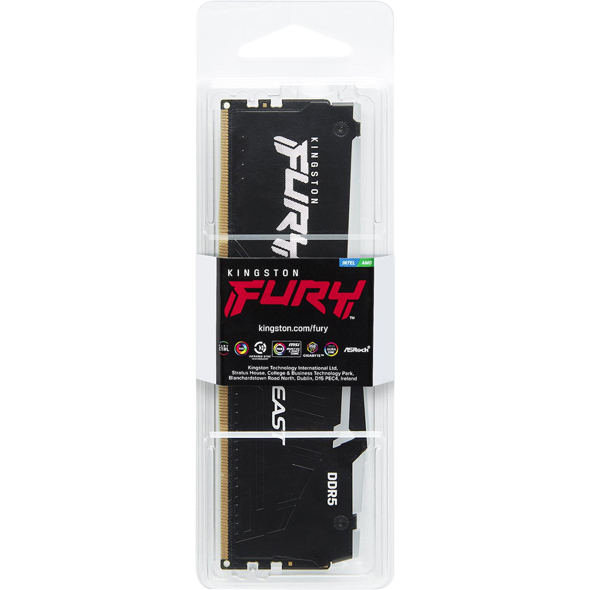 Kingston DDR5 DIMM 32GB 6000MT/s CL36 FURY KF560C36BBE2A-32