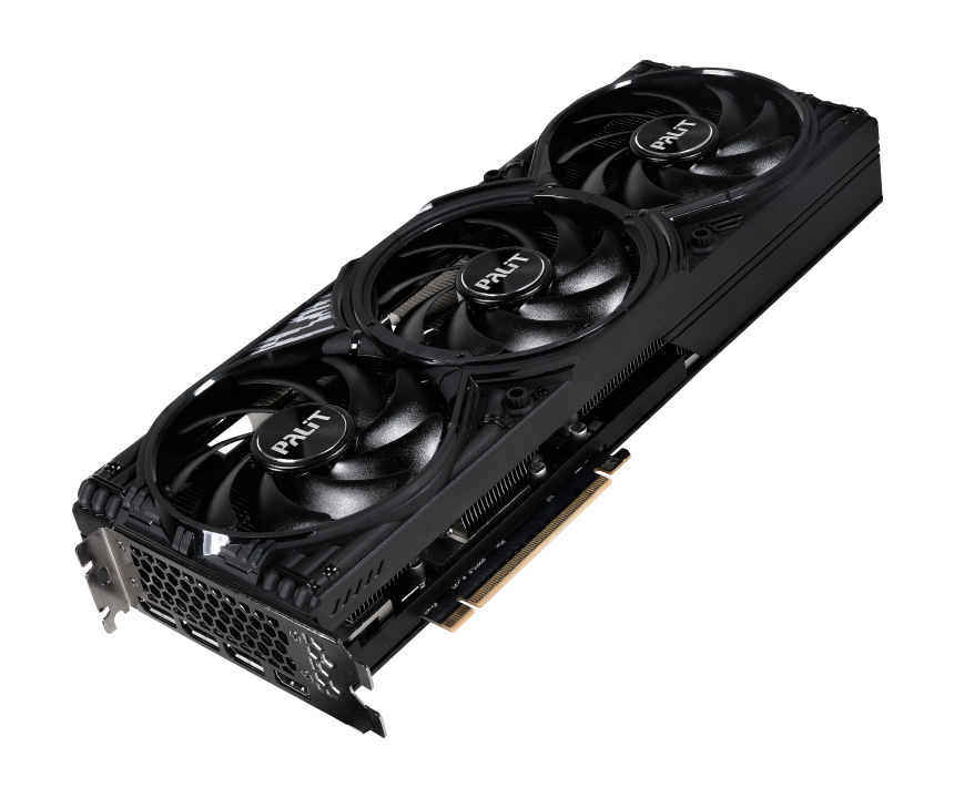 Видеокарта Palit RTX5070Ti GAMINGPRO-S OC 16GB GDDR7 256bit 3xDP HDMI 3FAN RTL (NE7507TS19T2-GB2031U)