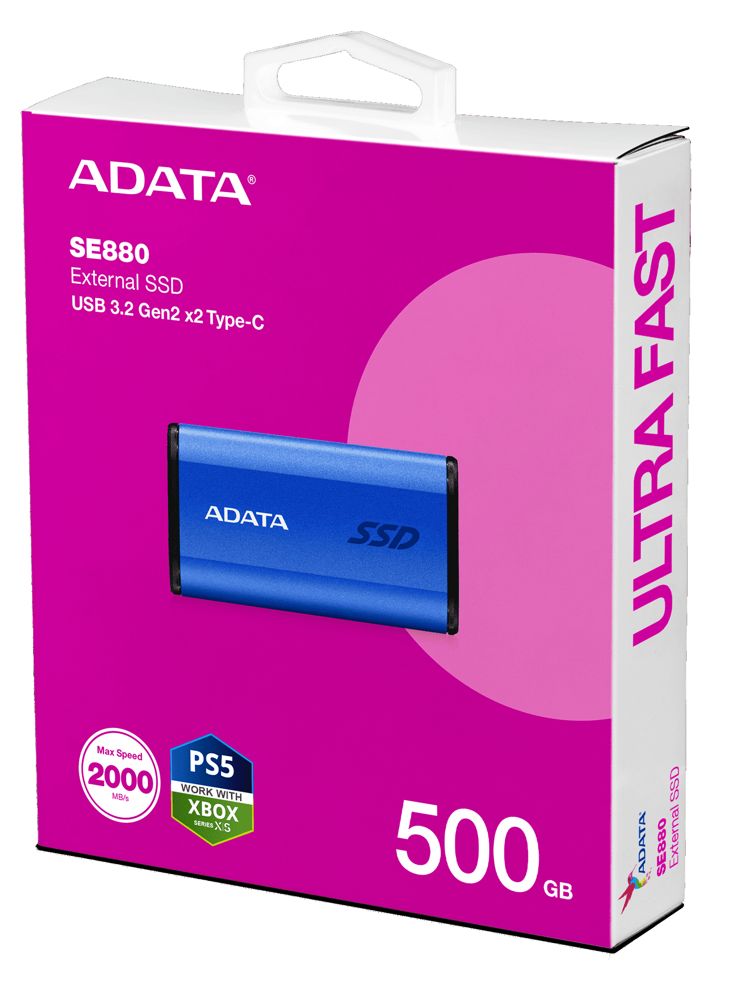 ADATA SSD SE880 500 ГБ (AELI-SE880-500GCBU)