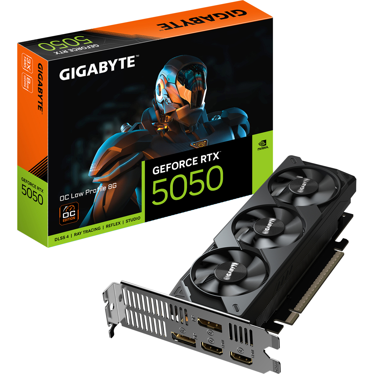 Gigabyte GeForce RTX 5050 OC Low Profile 8G (GV-N5050OC-8GL)