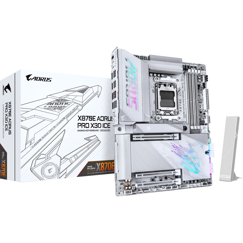 Gigabyte X870E AORUS PRO X3D ICE
