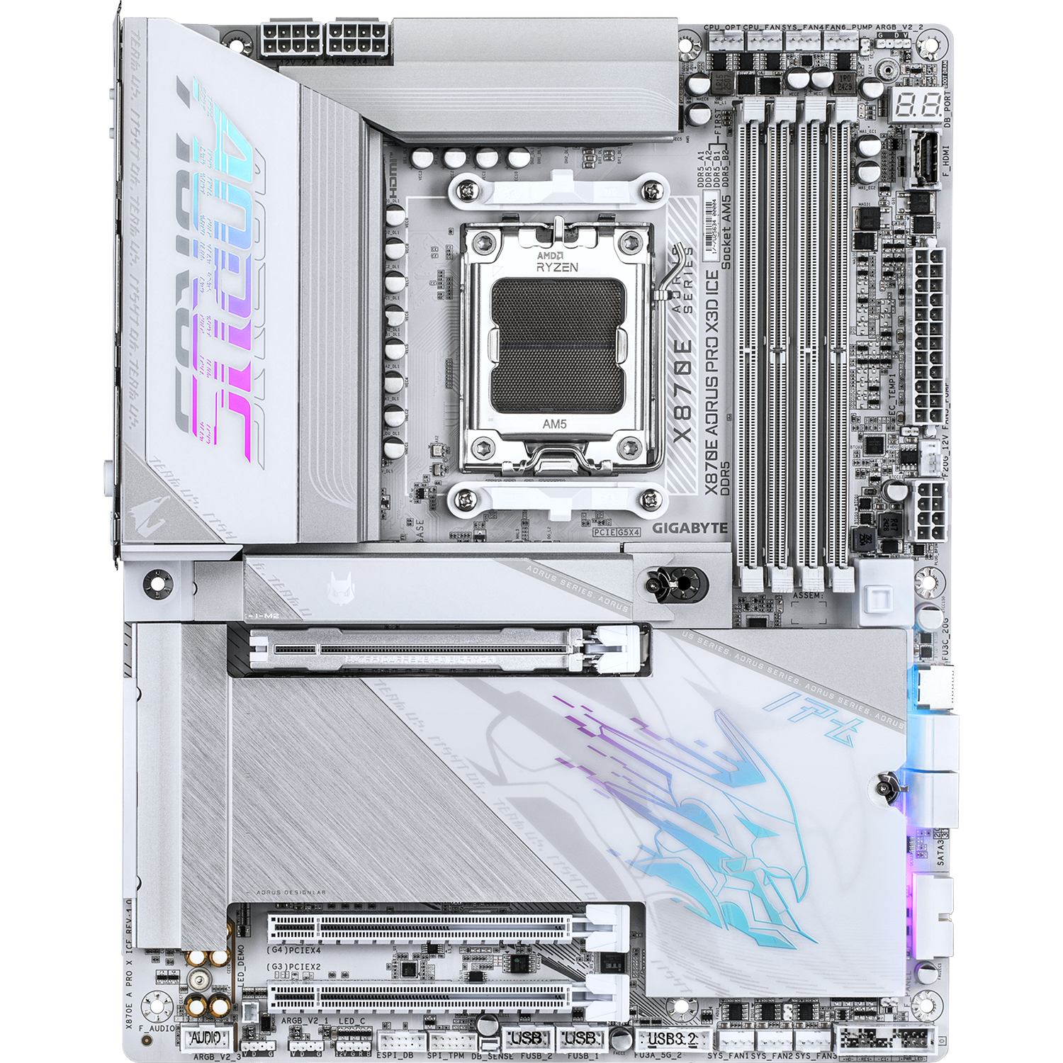 Gigabyte X870E AORUS PRO X3D ICE