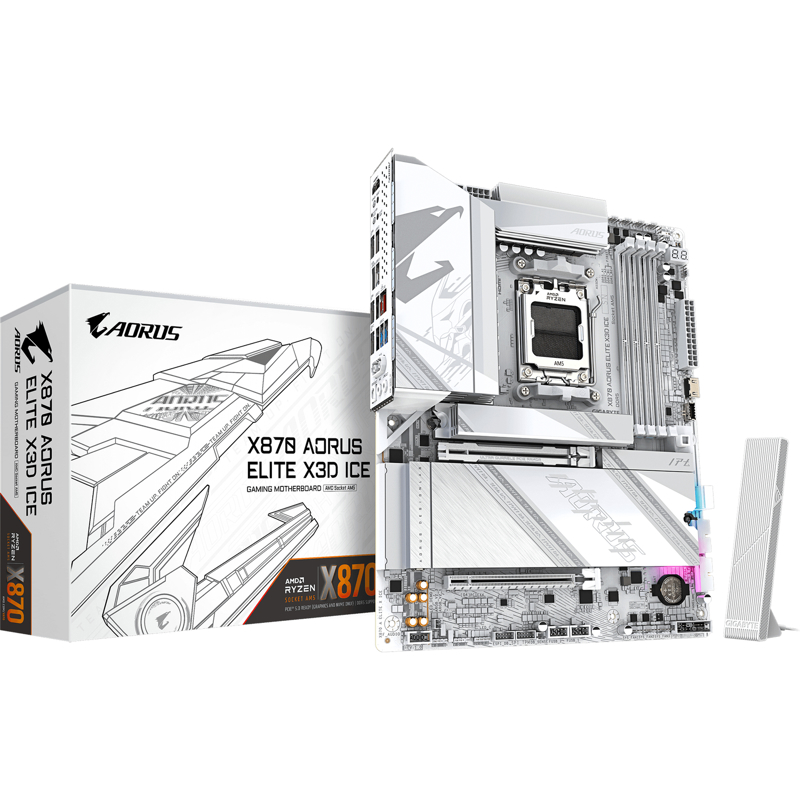 Gigabyte X870 AORUS ELITE X3D ICE