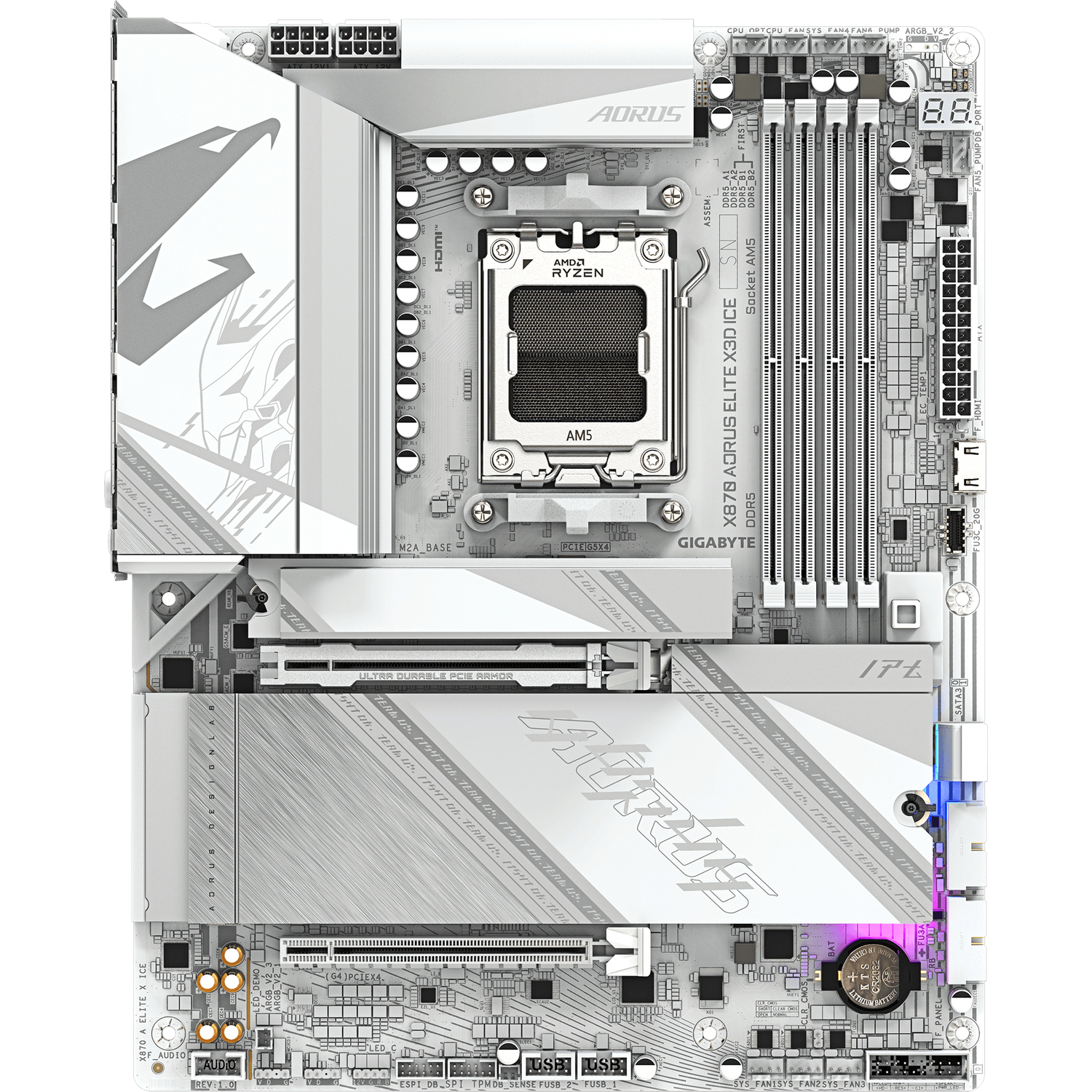 Gigabyte X870 AORUS ELITE X3D ICE