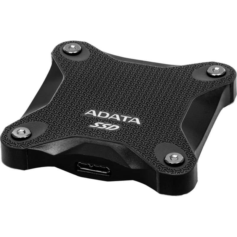 Внешний накопитель External SSD ADATA 1TB USB 3.2 Gen 2 (USB 10Gbps) R550/W480MB/s 3D NAND COLOR BOX black