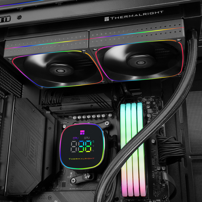 Thermalright Frozen Horizon 240 Digital Black арт. F-HORIZON-DIGITAL-BL-240-ARGB