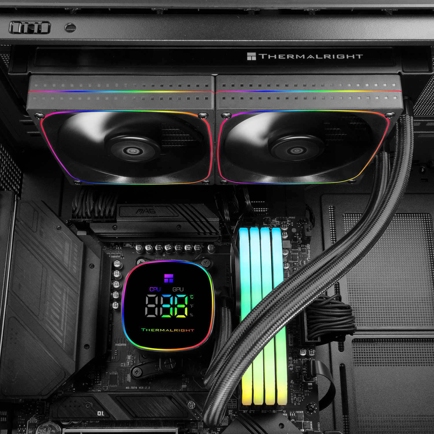 Thermalright Frozen Horizon 240 Digital Black арт. F-HORIZON-DIGITAL-BL-240-ARGB