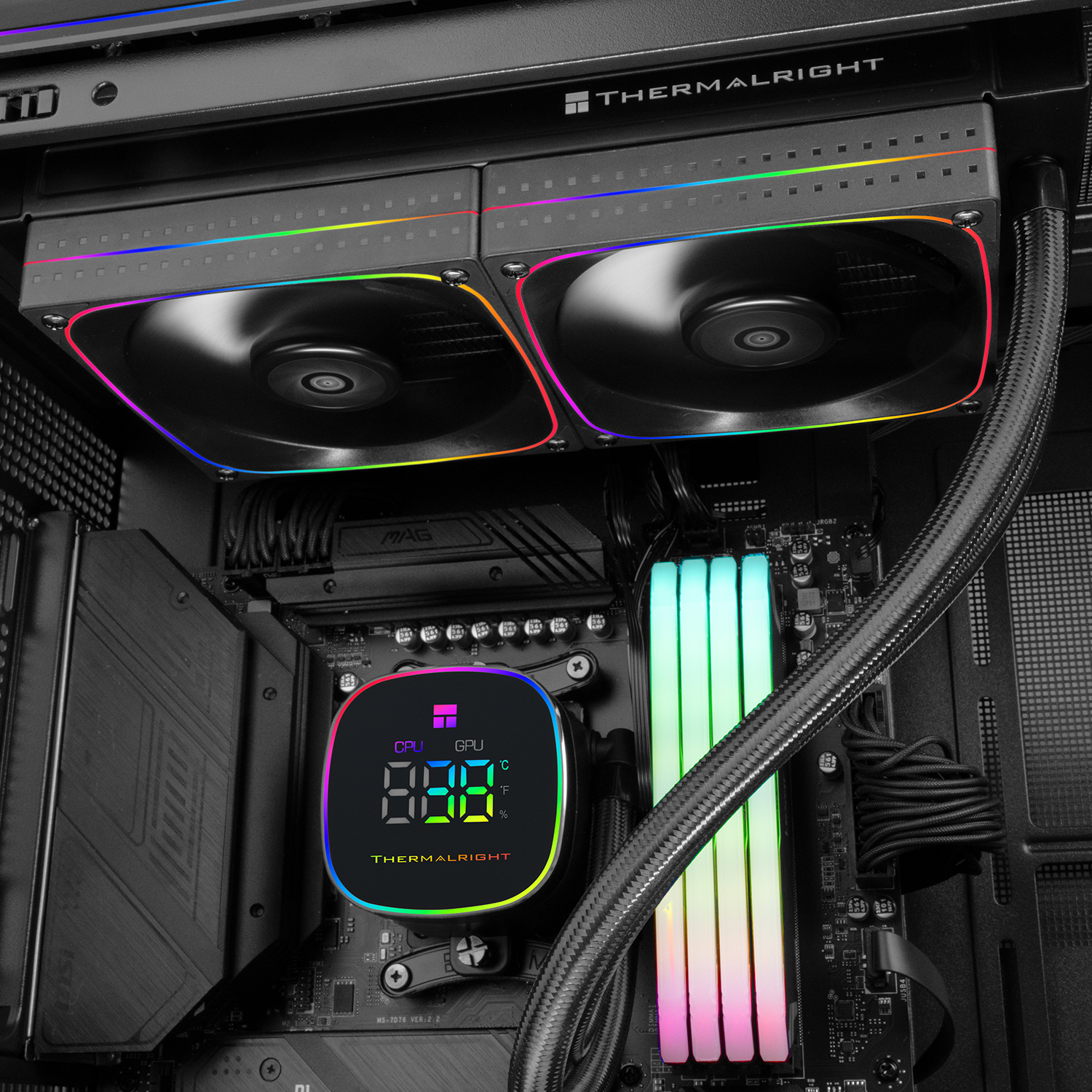 Thermalright Frozen Horizon 240 Digital Black арт. F-HORIZON-DIGITAL-BL-240-ARGB