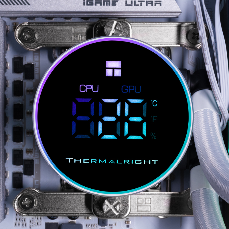 Thermalright Frozen Magic 360 Digital V2 White арт. F-MAGIC-DIGITAL-WH-360-ARGB-V2
