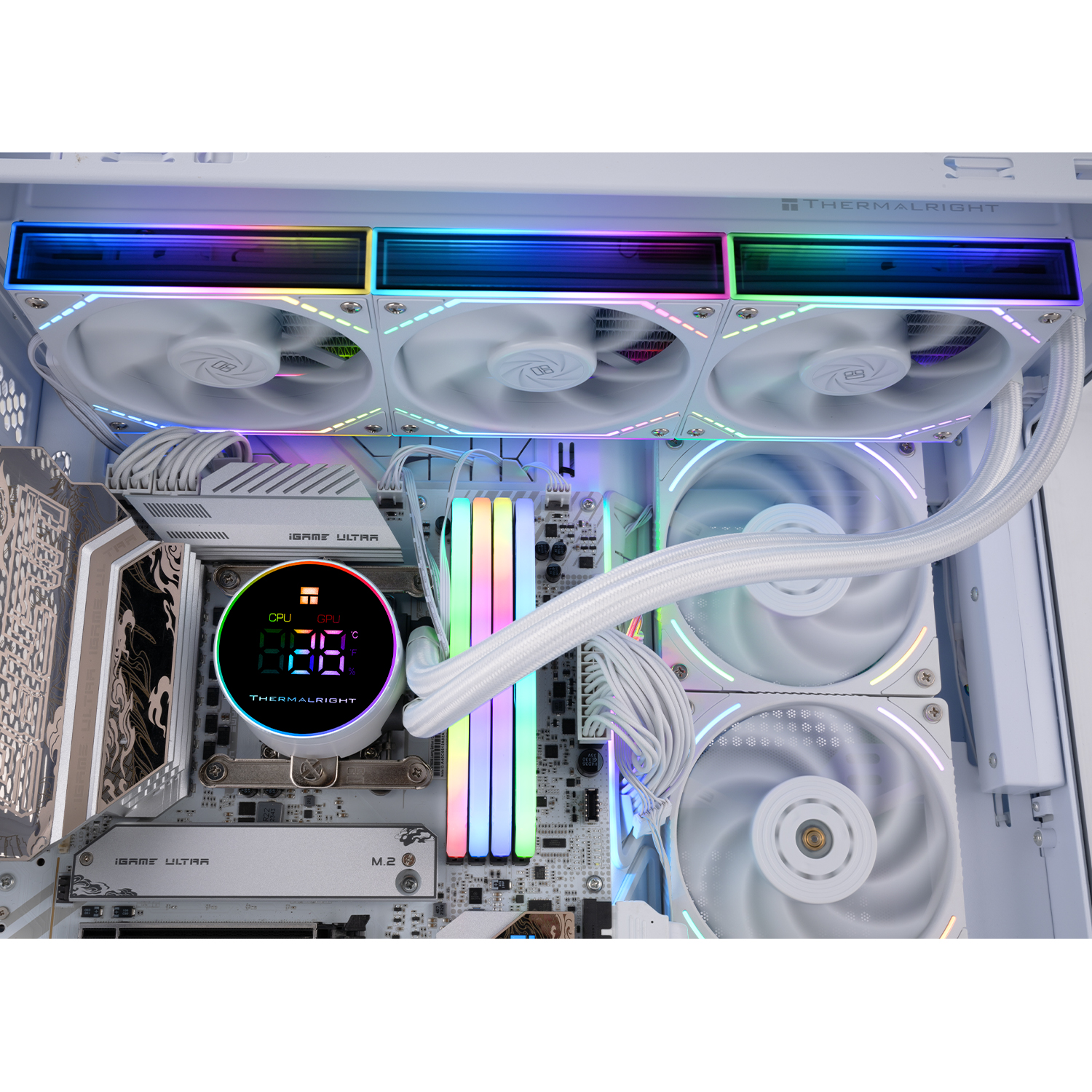 Thermalright Frozen Magic 360 Digital V2 White арт. F-MAGIC-DIGITAL-WH-360-ARGB-V2