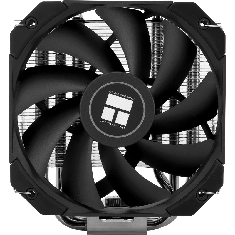 Устройство охлаждения(кулер) Thermalright Assassin King 120 Mini V2 Soc-AM5/AM4/1151/1200/2066/2011/1700 черный 4-pin 25.2dB Al+Cu 980gr Ret (AK120-MINI-V2)