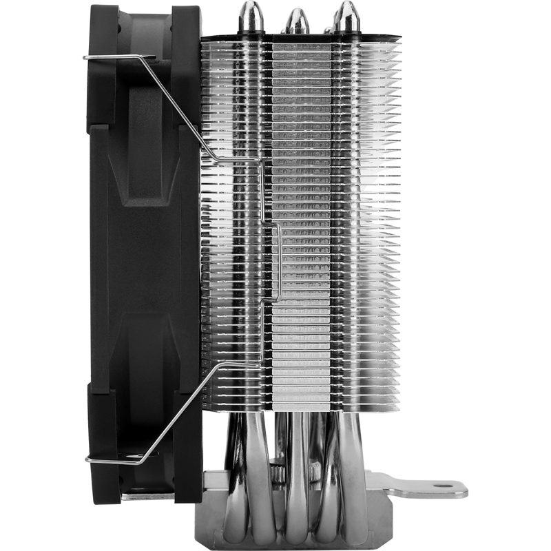 Устройство охлаждения(кулер) Thermalright Assassin King 120 Mini V2 Soc-AM5/AM4/1151/1200/2066/2011/1700 черный 4-pin 25.2dB Al+Cu 980gr Ret (AK120-MINI-V2)