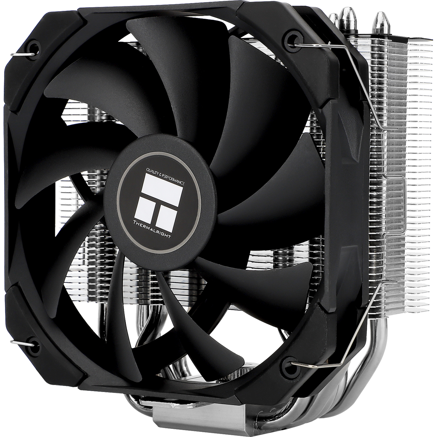 Устройство охлаждения(кулер) Thermalright Assassin King 120 Mini V2 Soc-AM5/AM4/1151/1200/2066/2011/1700 черный 4-pin 25.2dB Al+Cu 980gr Ret (AK120-MINI-V2)
