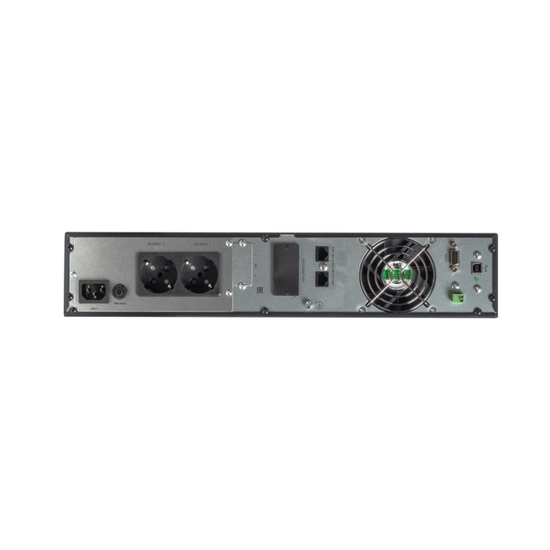 Источник бесперебойного питания (8764) SKAT-UPS 1500-RACK-ON-3X9 P3 - ИБП 1500 Вт, On-Line, синус, встр. АКБ 36В (3x9Ач), 2хSchuko Бастион
