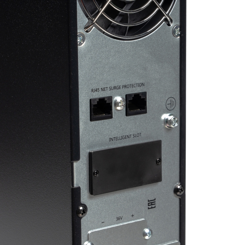 Источник бесперебойного питания (8764) SKAT-UPS 1500-RACK-ON-3X9 P3 - ИБП 1500 Вт, On-Line, синус, встр. АКБ 36В (3x9Ач), 2хSchuko Бастион
