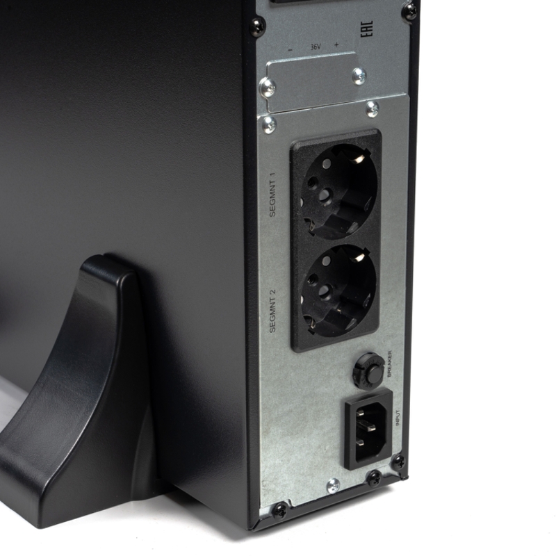 Источник бесперебойного питания (8764) SKAT-UPS 1500-RACK-ON-3X9 P3 - ИБП 1500 Вт, On-Line, синус, встр. АКБ 36В (3x9Ач), 2хSchuko Бастион