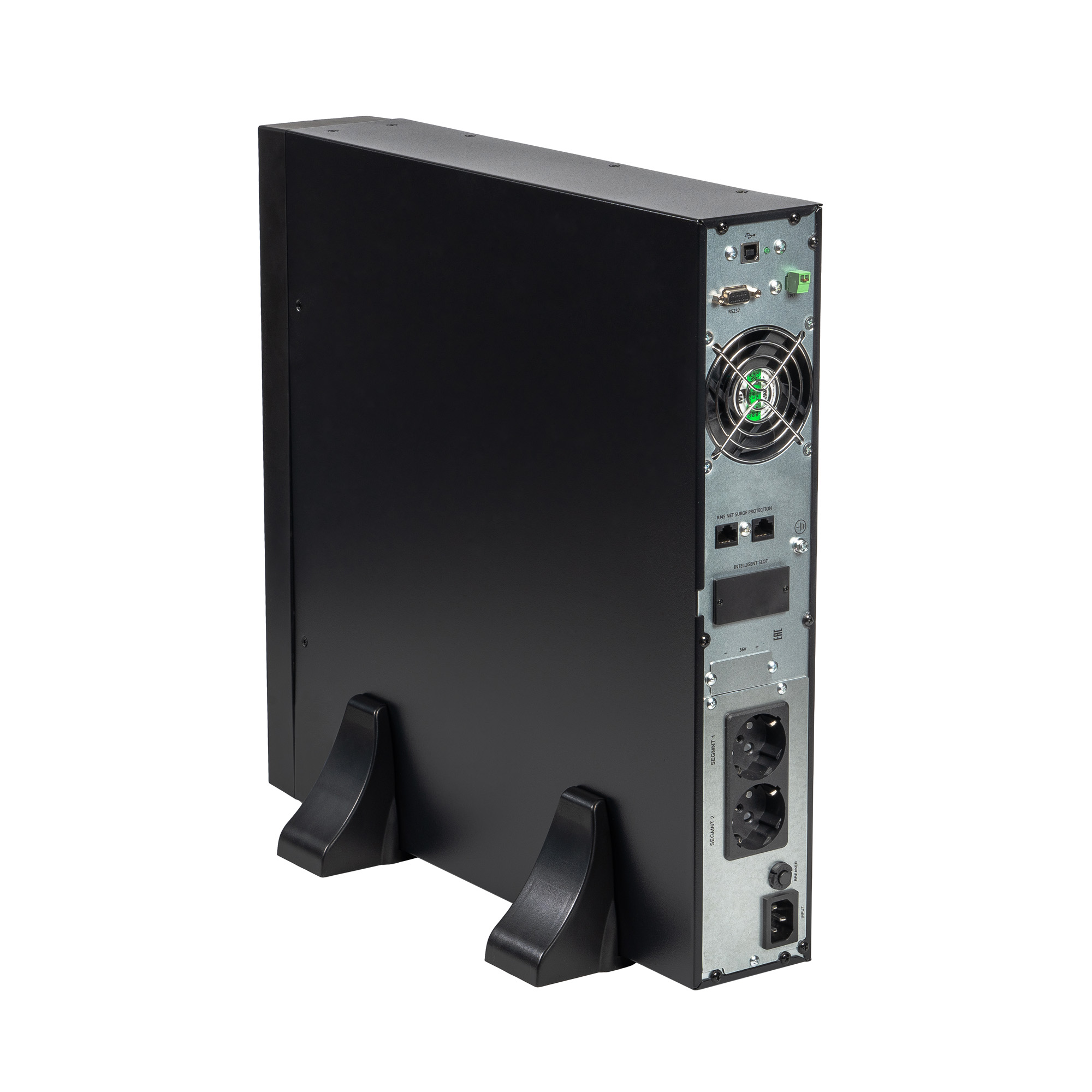 Источник бесперебойного питания (8764) SKAT-UPS 1500-RACK-ON-3X9 P3 - ИБП 1500 Вт, On-Line, синус, встр. АКБ 36В (3x9Ач), 2хSchuko Бастион