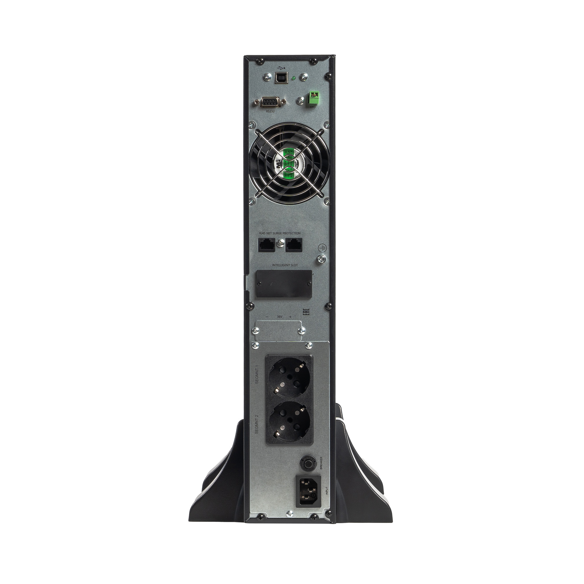 Источник бесперебойного питания (8764) SKAT-UPS 1500-RACK-ON-3X9 P3 - ИБП 1500 Вт, On-Line, синус, встр. АКБ 36В (3x9Ач), 2хSchuko Бастион
