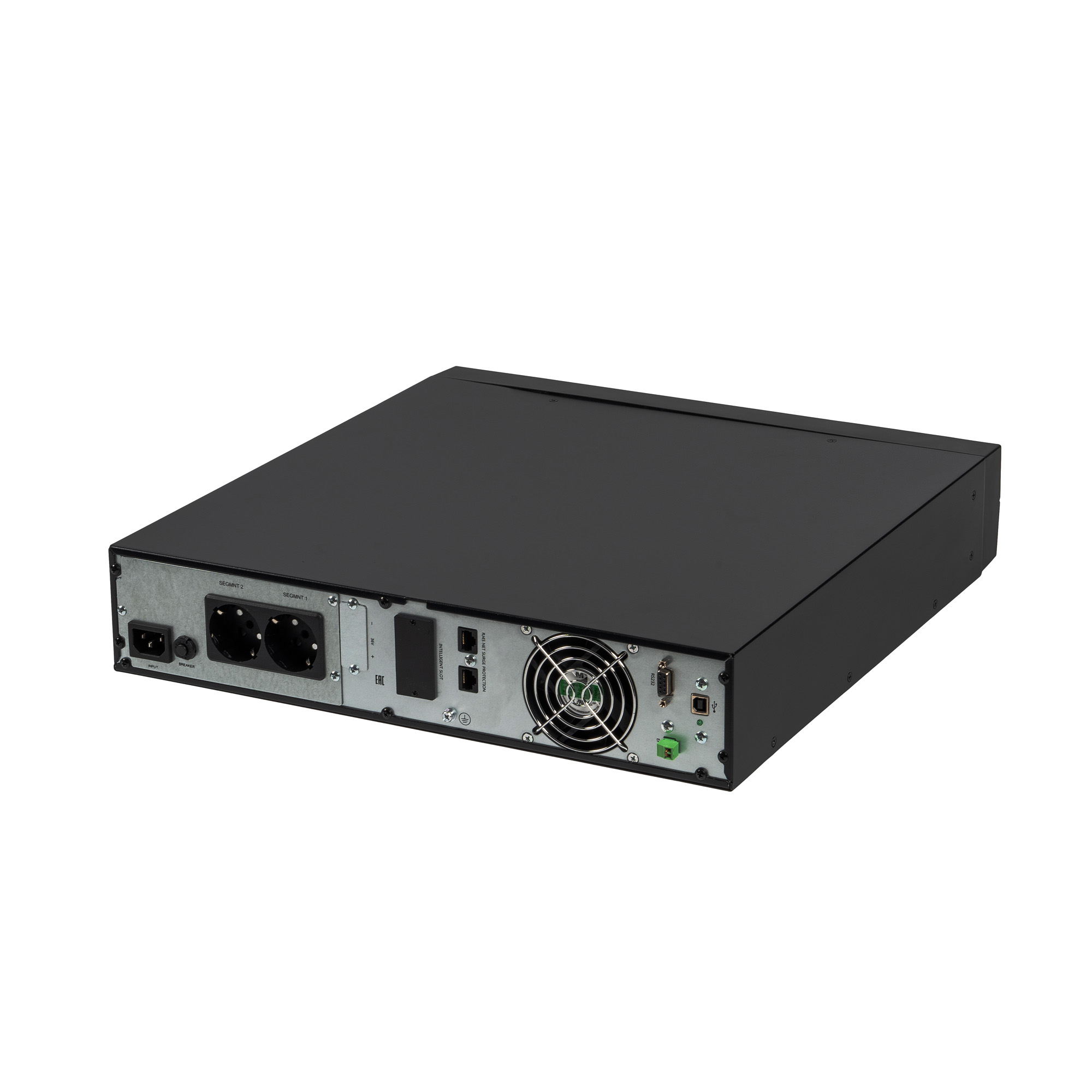 Источник бесперебойного питания (8764) SKAT-UPS 1500-RACK-ON-3X9 P3 - ИБП 1500 Вт, On-Line, синус, встр. АКБ 36В (3x9Ач), 2хSchuko Бастион