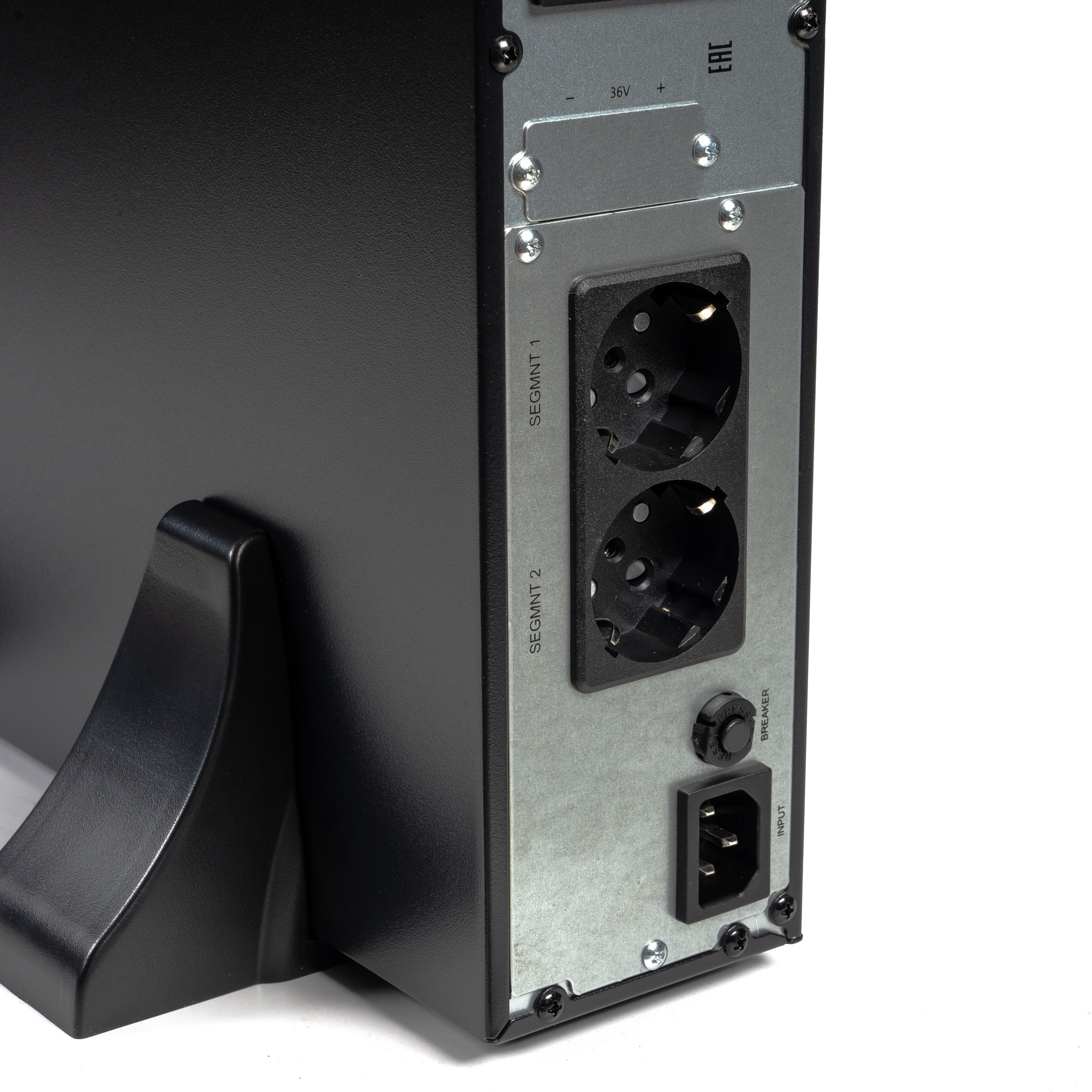 Источник бесперебойного питания (8764) SKAT-UPS 1500-RACK-ON-3X9 P3 - ИБП 1500 Вт, On-Line, синус, встр. АКБ 36В (3x9Ач), 2хSchuko Бастион