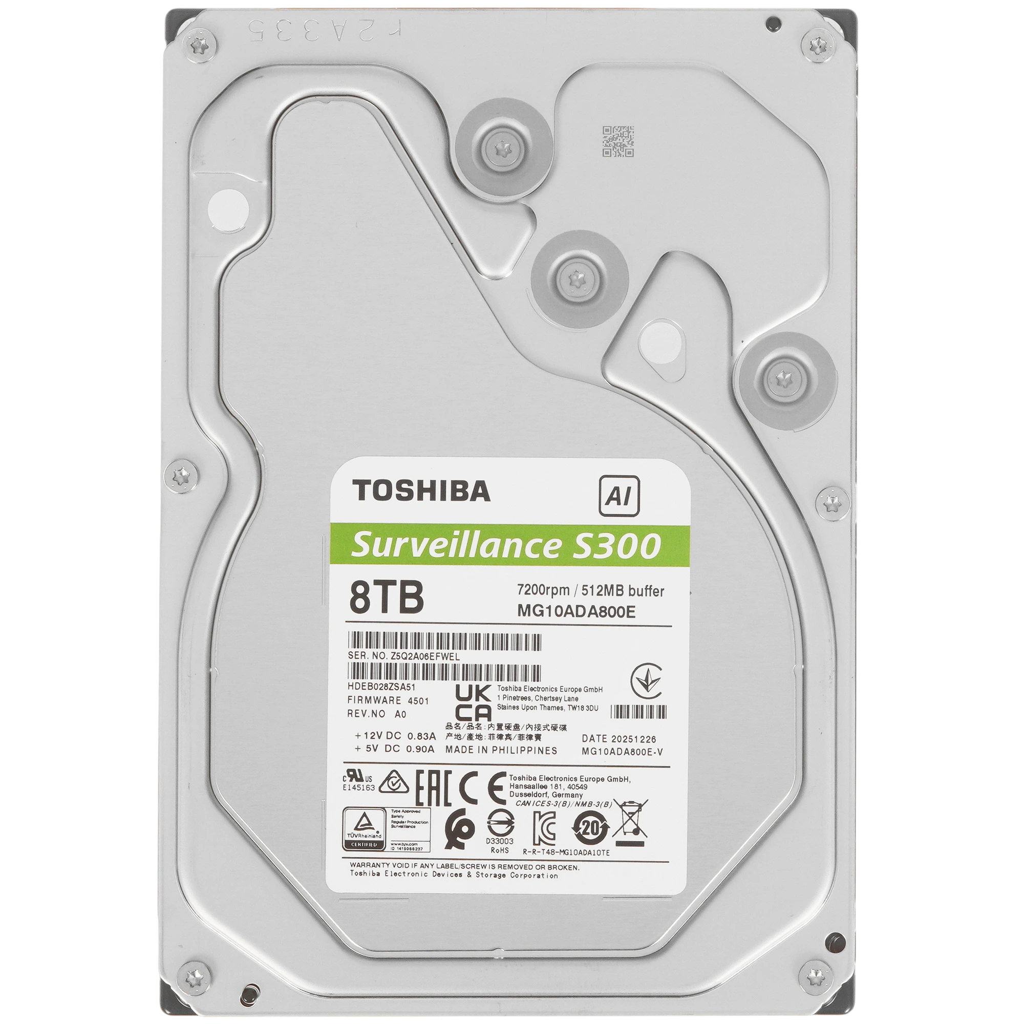 Toshiba MG10ADA800E-V
