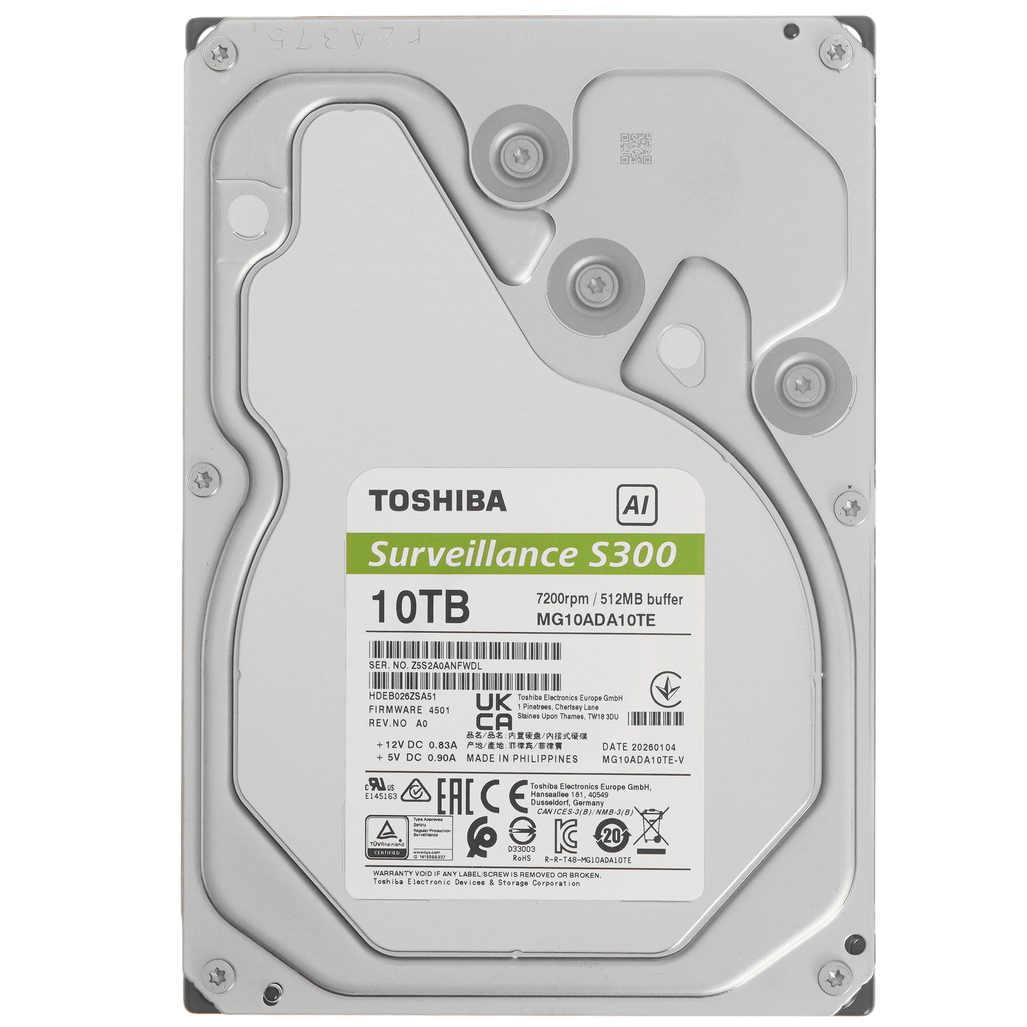 Toshiba S300 MG10ADA10TE-V