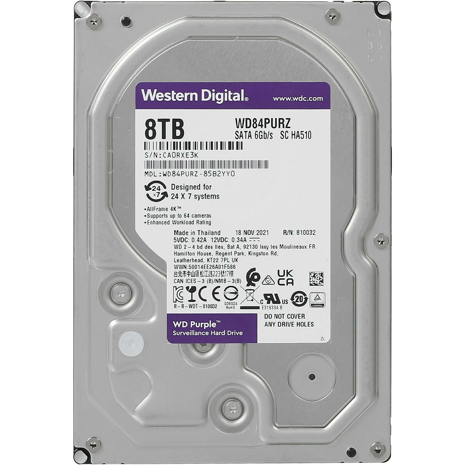 WD Purple 8Tb (WD84PURZ)