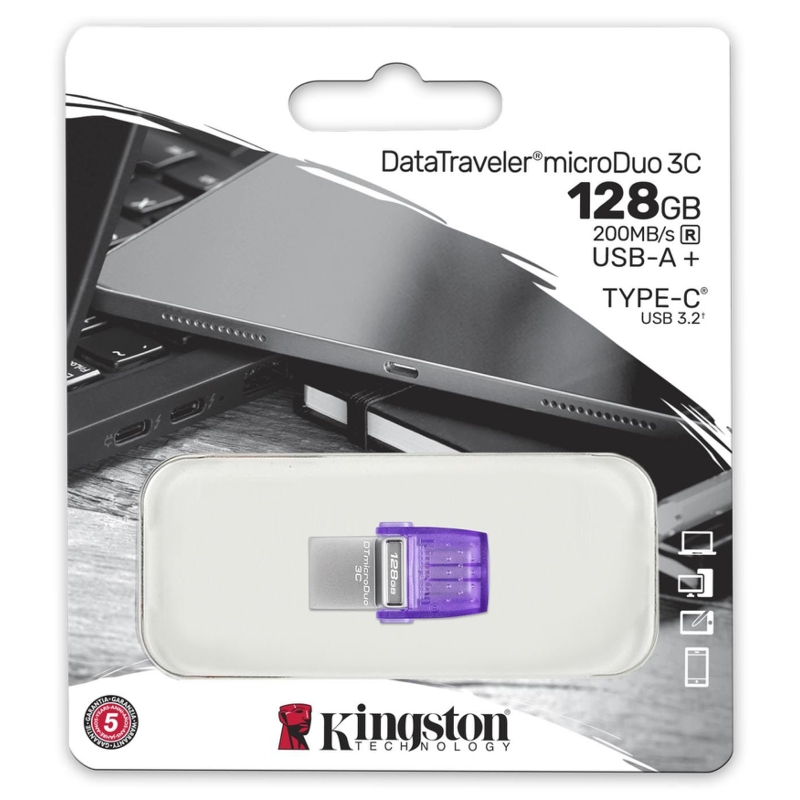Kingston DataTraveler microDuo 3C 128GB (DTDUO3CG3/128GB)