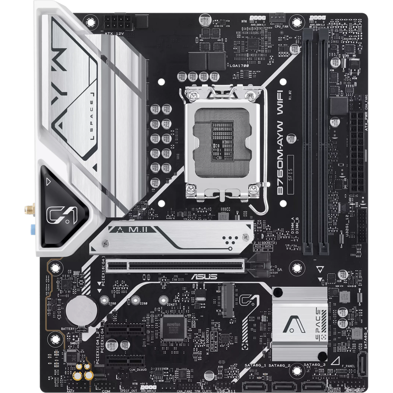 ASUS B760M-AYW WIFI-SI (90MB1FK0-M0UBY0)