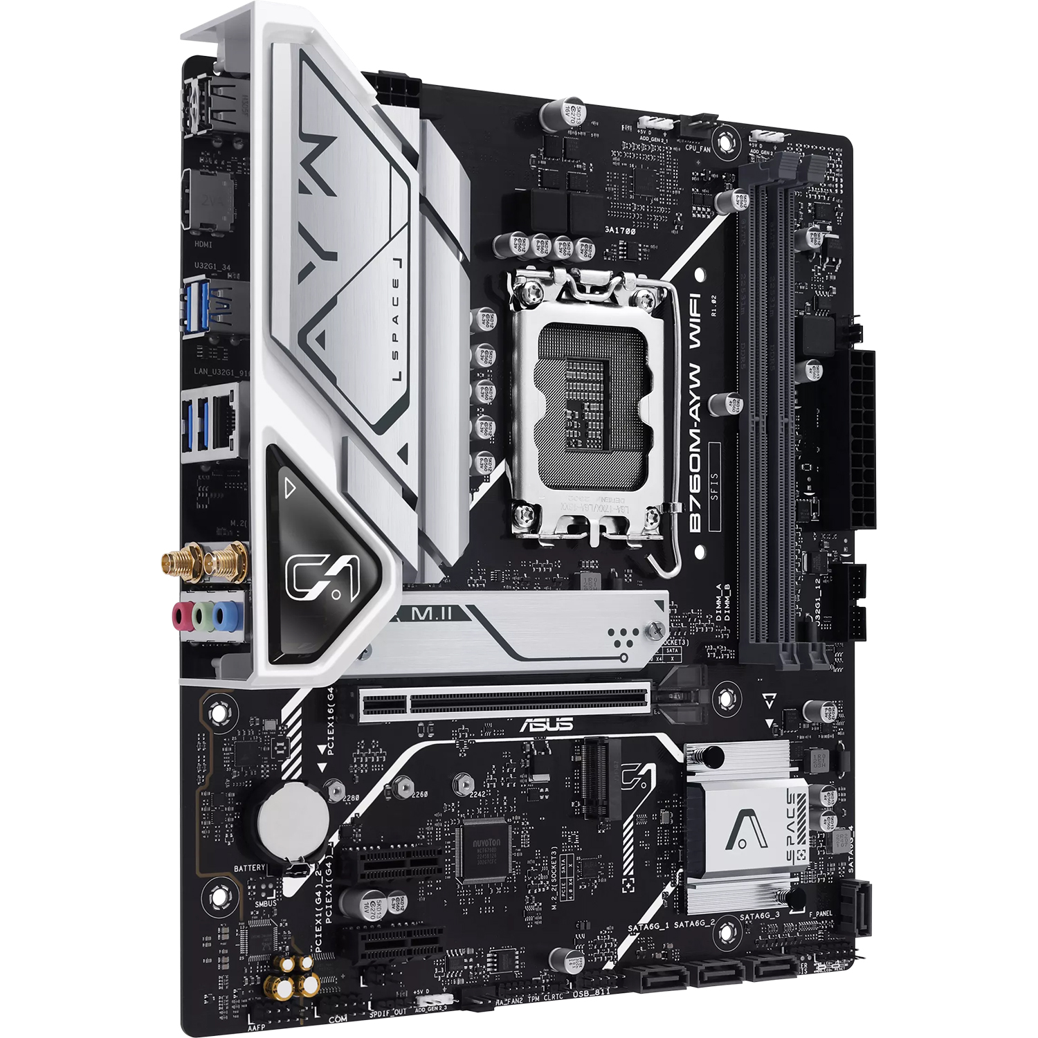 ASUS B760M-AYW WIFI-SI (90MB1FK0-M0UBY0)