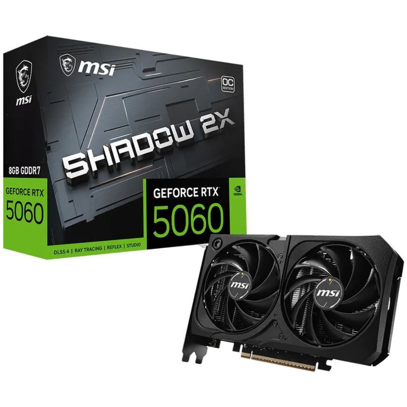 MSI GeForce RTX 5060 8G SHADOW 2X OC MAX