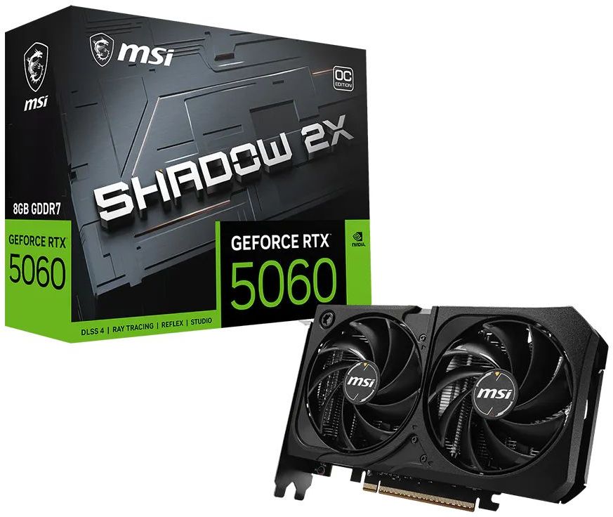 MSI GeForce RTX 5060 8G SHADOW 2X OC MAX