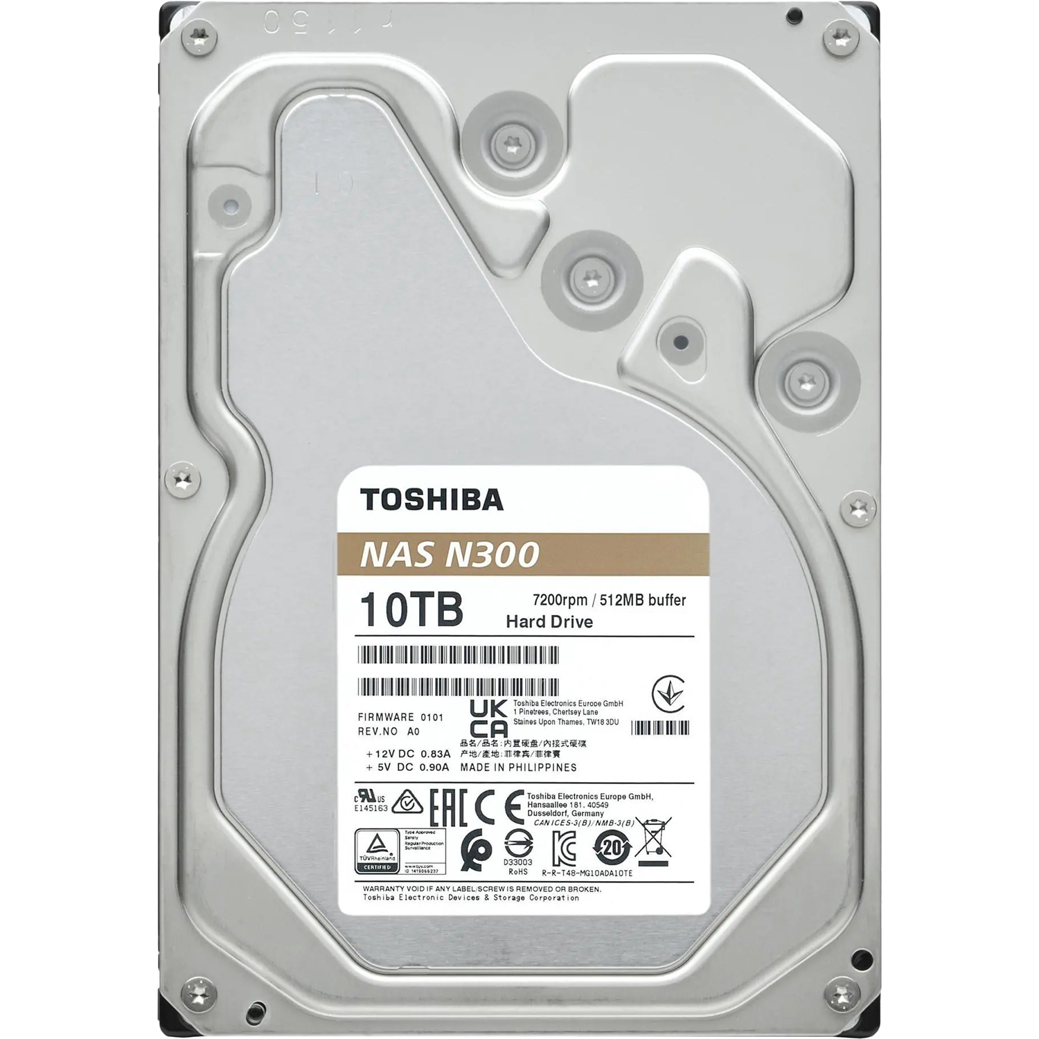 Toshiba N300 NAS 10Tb (HDWG71AXZSTA)