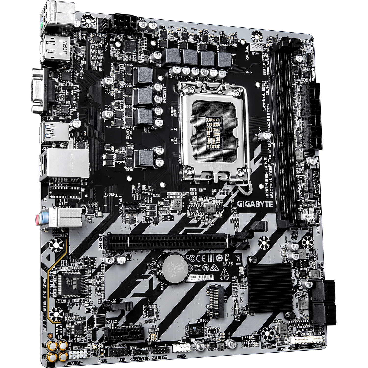 Материнская плата Gigabyte H810M S2H GEN5