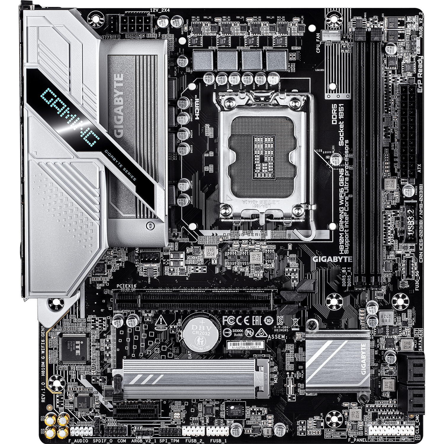 Материнская плата Gigabyte H810M G WIFI6 GEN5