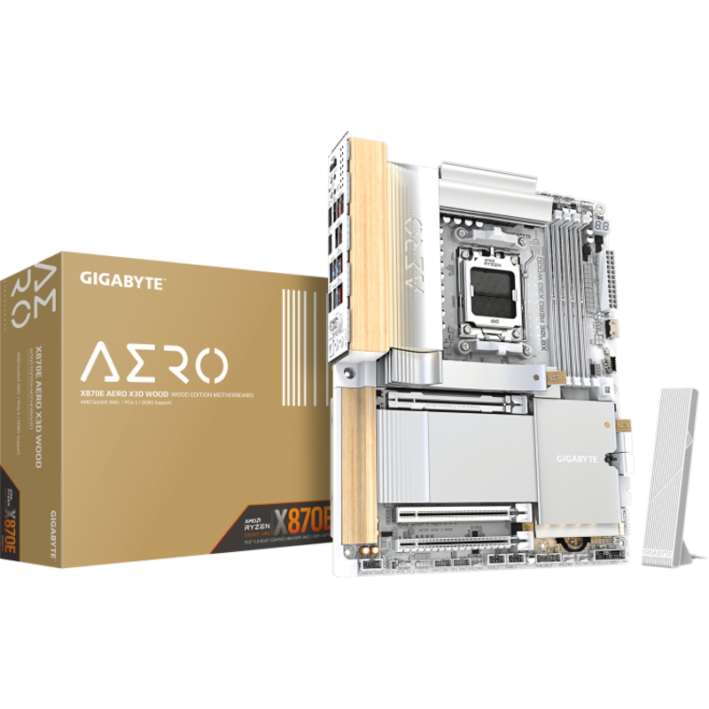 GIGABYTE X870E AERO X WOOD