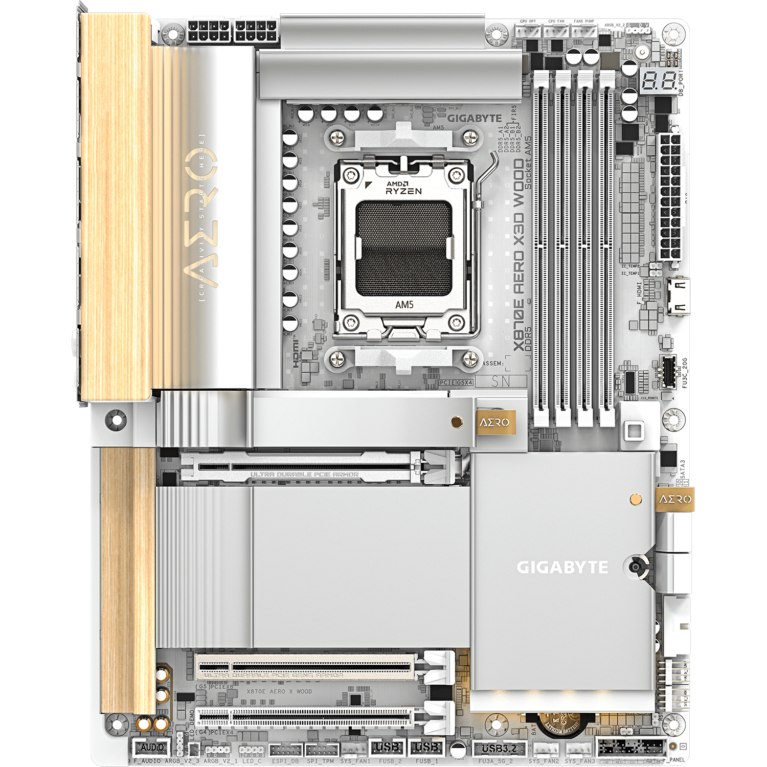 GIGABYTE X870E AERO X WOOD