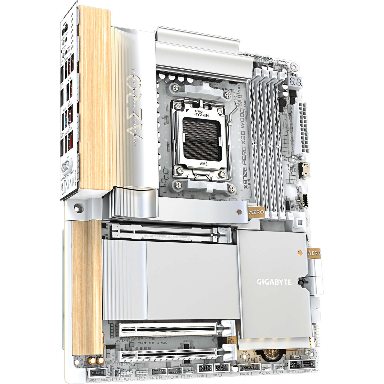 GIGABYTE X870E AERO X WOOD