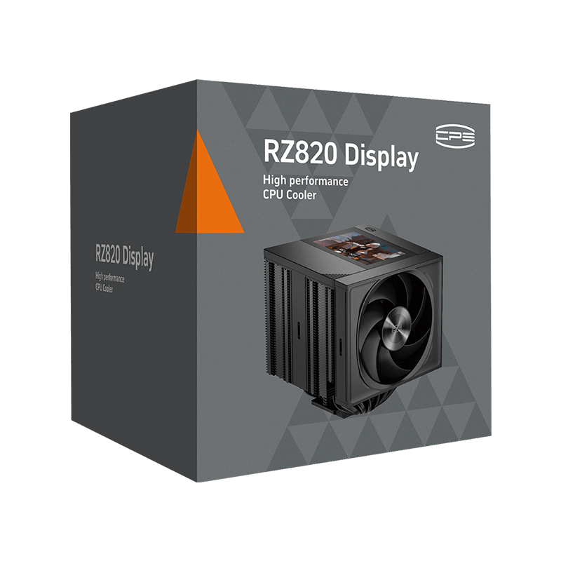 PCCooler CPU Cooler RZ820 Display BK BLACK