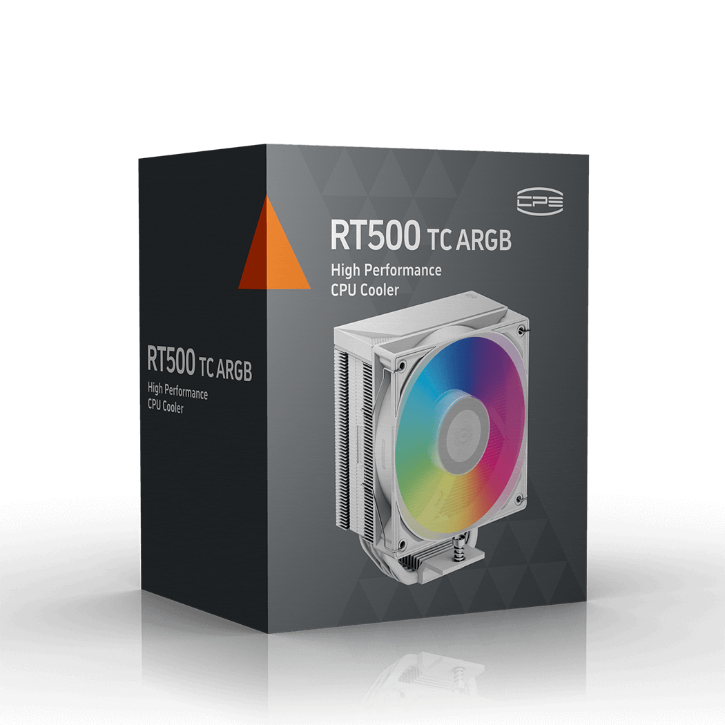 PCCooler CPU Cooler RT500 TC ARGB WH WHITE