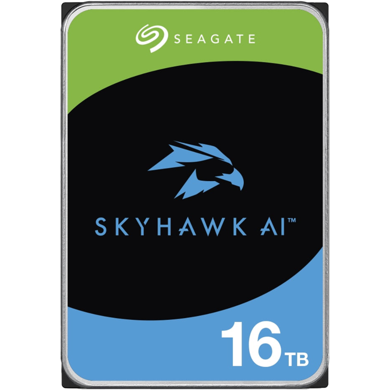 16TB Seagate SkyHawkAl (ST16000VE004) {SATA 6 Гбит/с, 7200 rpm, 256 mb buffer, для видеонаблюдения}