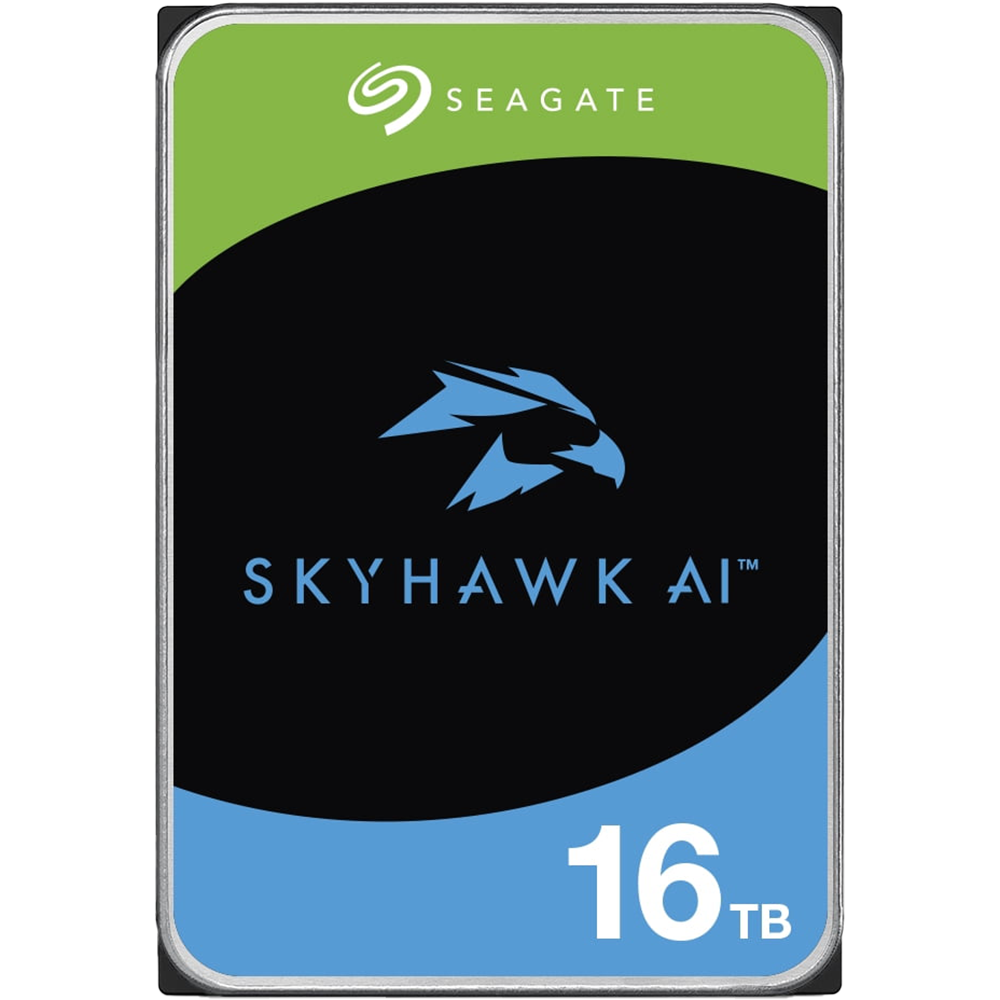 16TB Seagate SkyHawkAl (ST16000VE004) {SATA 6 Гбит/с, 7200 rpm, 256 mb buffer, для видеонаблюдения}