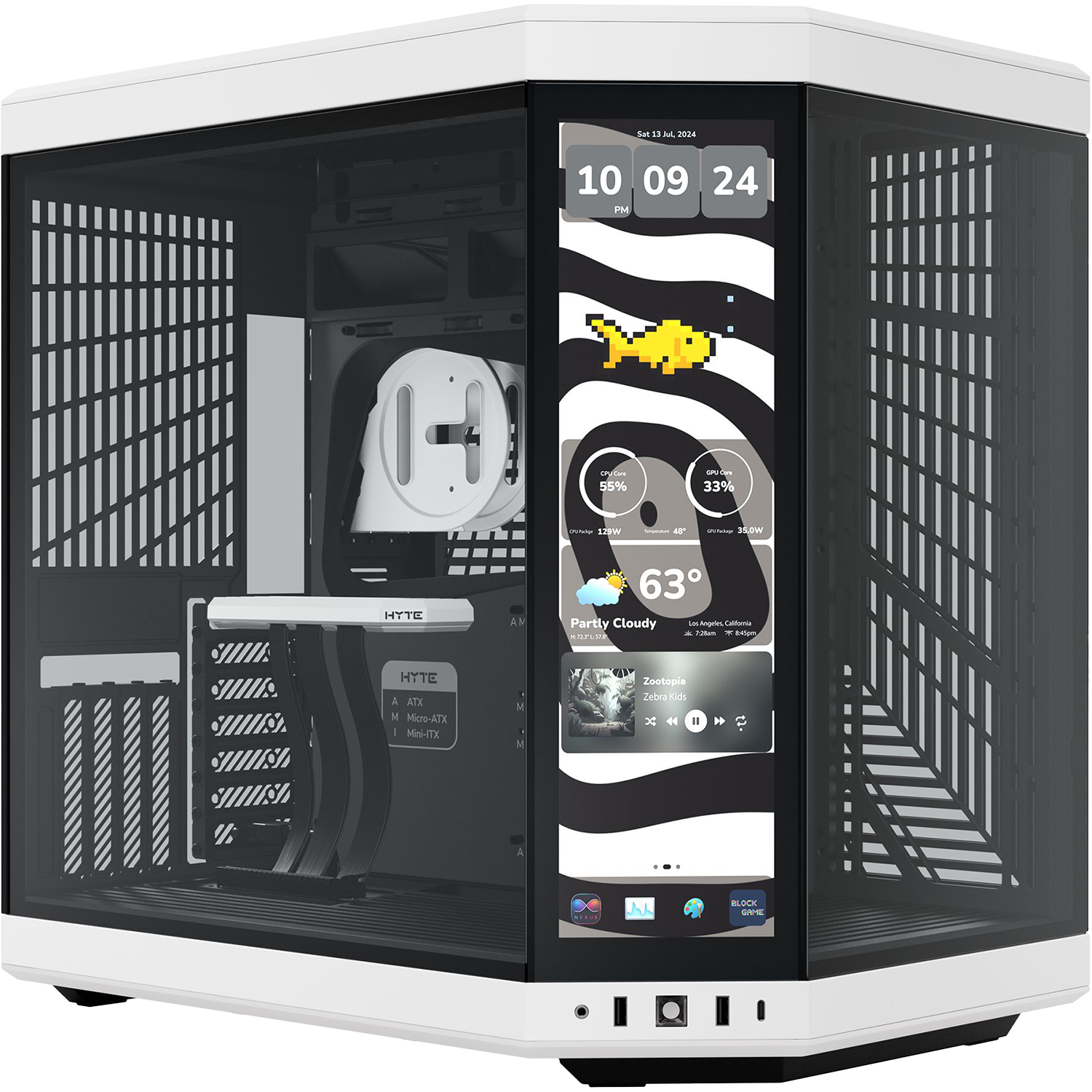 HYTE Y70 Touch Infinite (CS-HYTE-Y70TTI-WB)